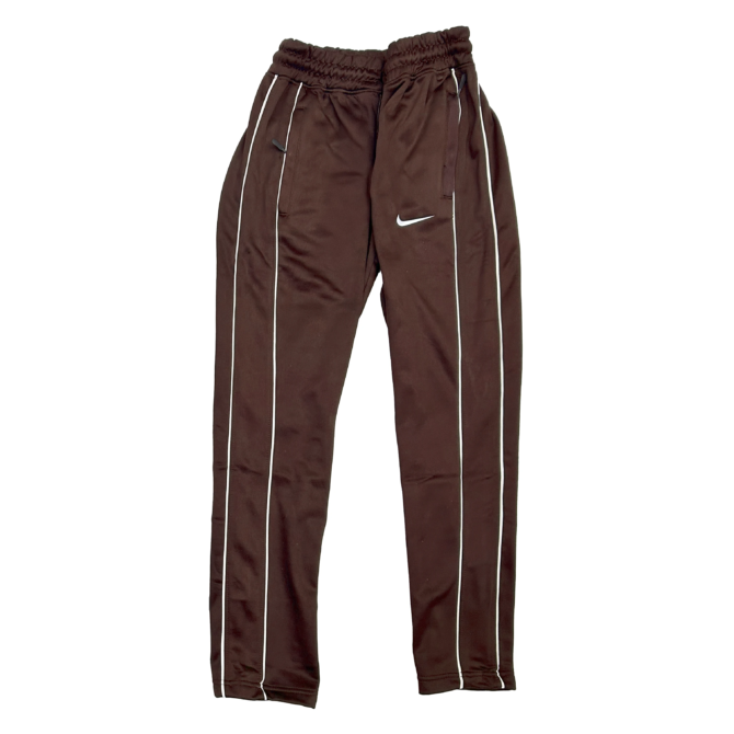 Brown Premium Poly Fleece Tracksuit with Two White Stripes – Nike - Image 3